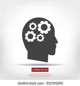 gear in head icon