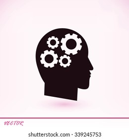 gear in head icon