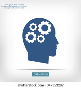 gear in head icon