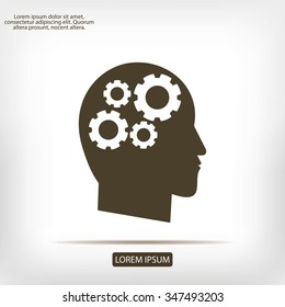 gear in head icon