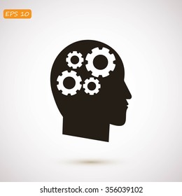 gear in head icon