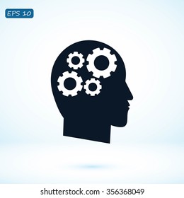 gear in head icon