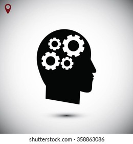 gear in head icon