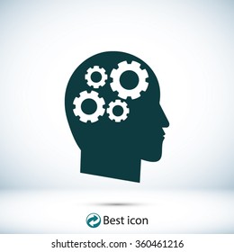 gear in head icon