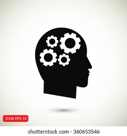 gear in head icon