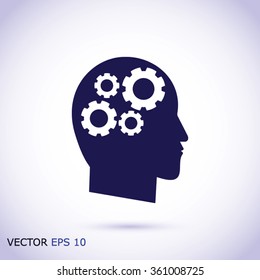 gear in head icon