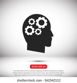 gear in head icon