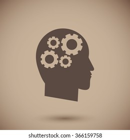 gear in head icon