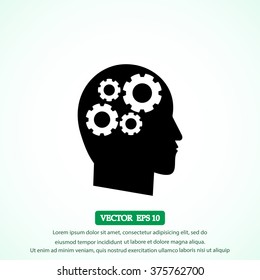 gear in head icon