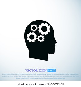 gear in head icon
