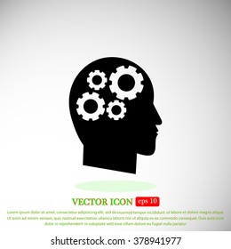 gear in head icon