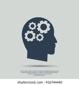gear in head icon