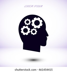 gear in head icon