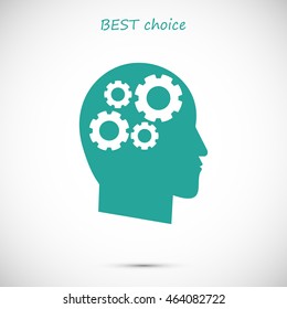 gear in head icon