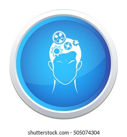 gear in head icon