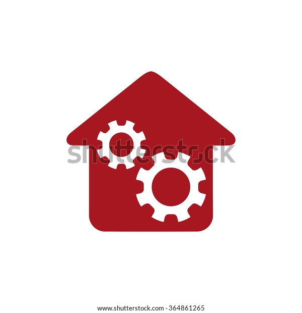 Gear House Gear Home Logo Vector Stock Vector (Royalty Free) 364861265 Shutterstock