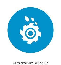 Gear icon. 