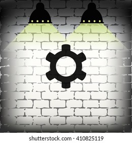 Gear icon.