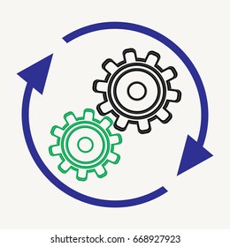  gear icon 