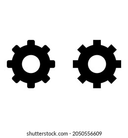 Icono de engranaje para aplicaciones y sitios web