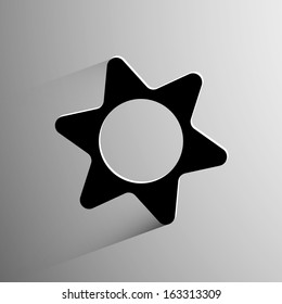 Gear icon background