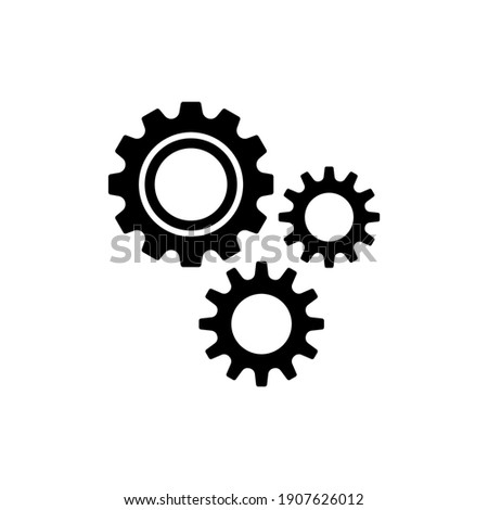Gear icon. Cogwheels icon vector. Settings, maintenance icon symbol illustration