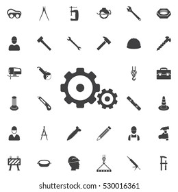 Gear icon. Construction icons universal set for web and mobile