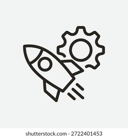 icono de engranaje, que contiene el símbolo de Configuraciones de engranaje, rueda dentada, Ilustración vectorial