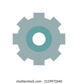 Gear icon. Customization and settings. Editable vectors.