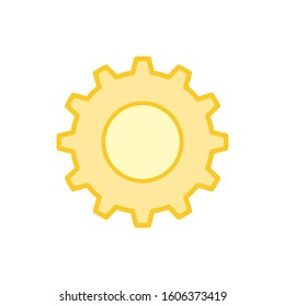 gear icon desain vector template