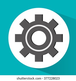 Gear icon design 