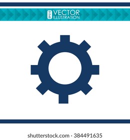Gear icon design 
