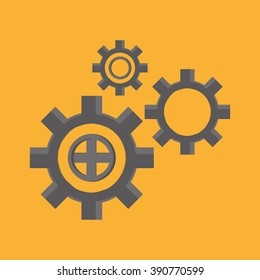 Gear icon design 