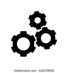 Gear icon design concept