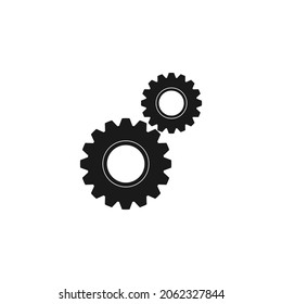 Gear icon design template vector isolated illustration