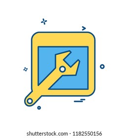 Gear icon design vector