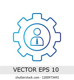 Gear icon design vector