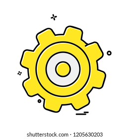 Gear icon design vector