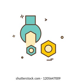 Gear icon design vector