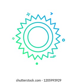 Gear icon design vector