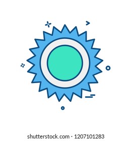Gear icon design vector