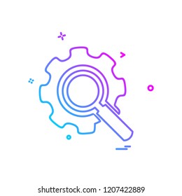 GEAR icon design vector