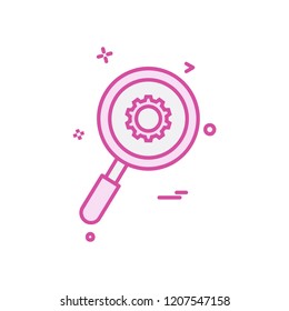 Gear icon design vector