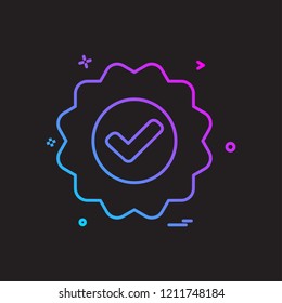 Gear icon design vector