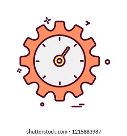 Gear icon design vector