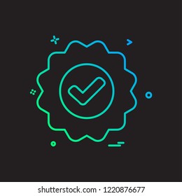 Gear icon design vector