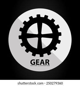 gear icon design, vector illustration eps10 graphic 