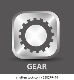gear icon design, vector illustration eps10 graphic 