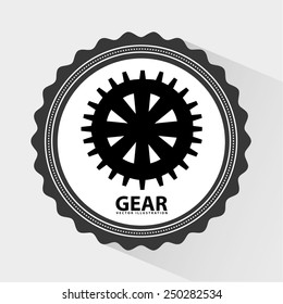 gear icon design, vector illustration eps10 graphic 