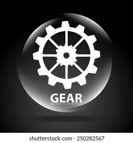 gear icon design, vector illustration eps10 graphic 
